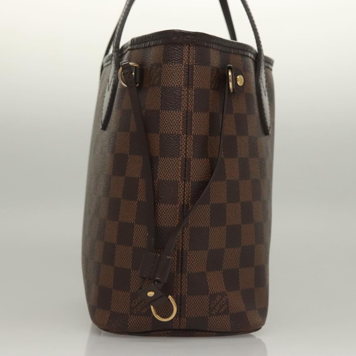 Louis Vuitton Neverfull Tote Damier, BROWN, CANVAS, Tote bag