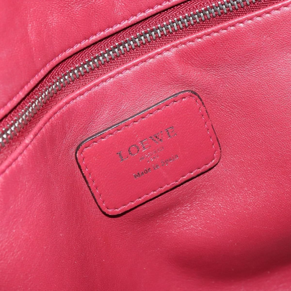 Loewe Amazona Bag Leather, RED, LEATHER, Handbag