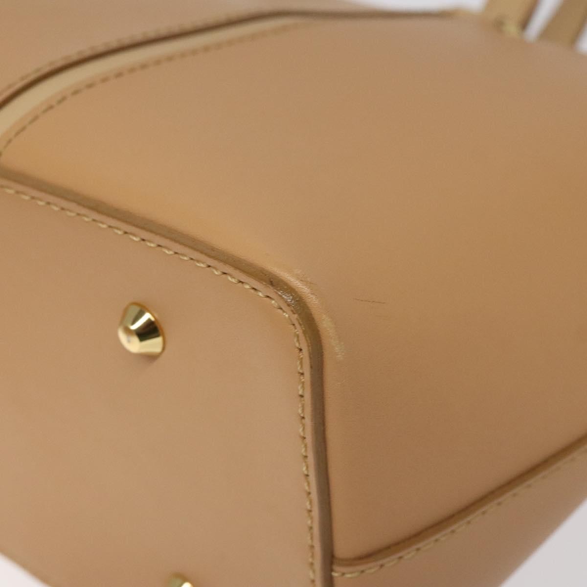 Burberry Vintage Handbag Leather, BEIGE, LEATHER, Handbag