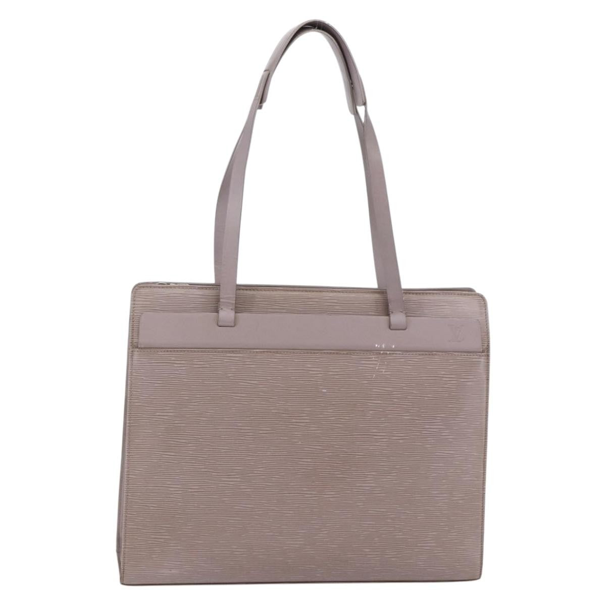 Louis Vuitton Croisette Handbag Epi Leather, PURPLE, LEATHER, Tote bag