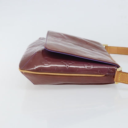 Louis Vuitton Thompson Street Handbag Monogram Vernis, PURPLE, PATENT_LEATHER, Shoulder bag