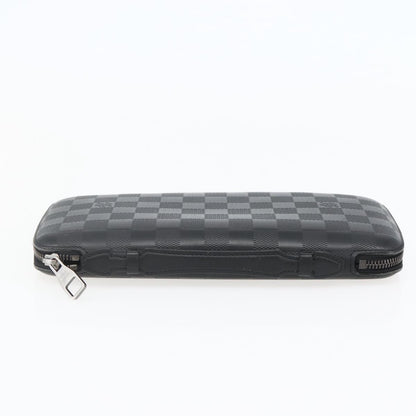 Louis Vuitton Organiser Atholl Leather, BLACK, LEATHER, Toiletry Case