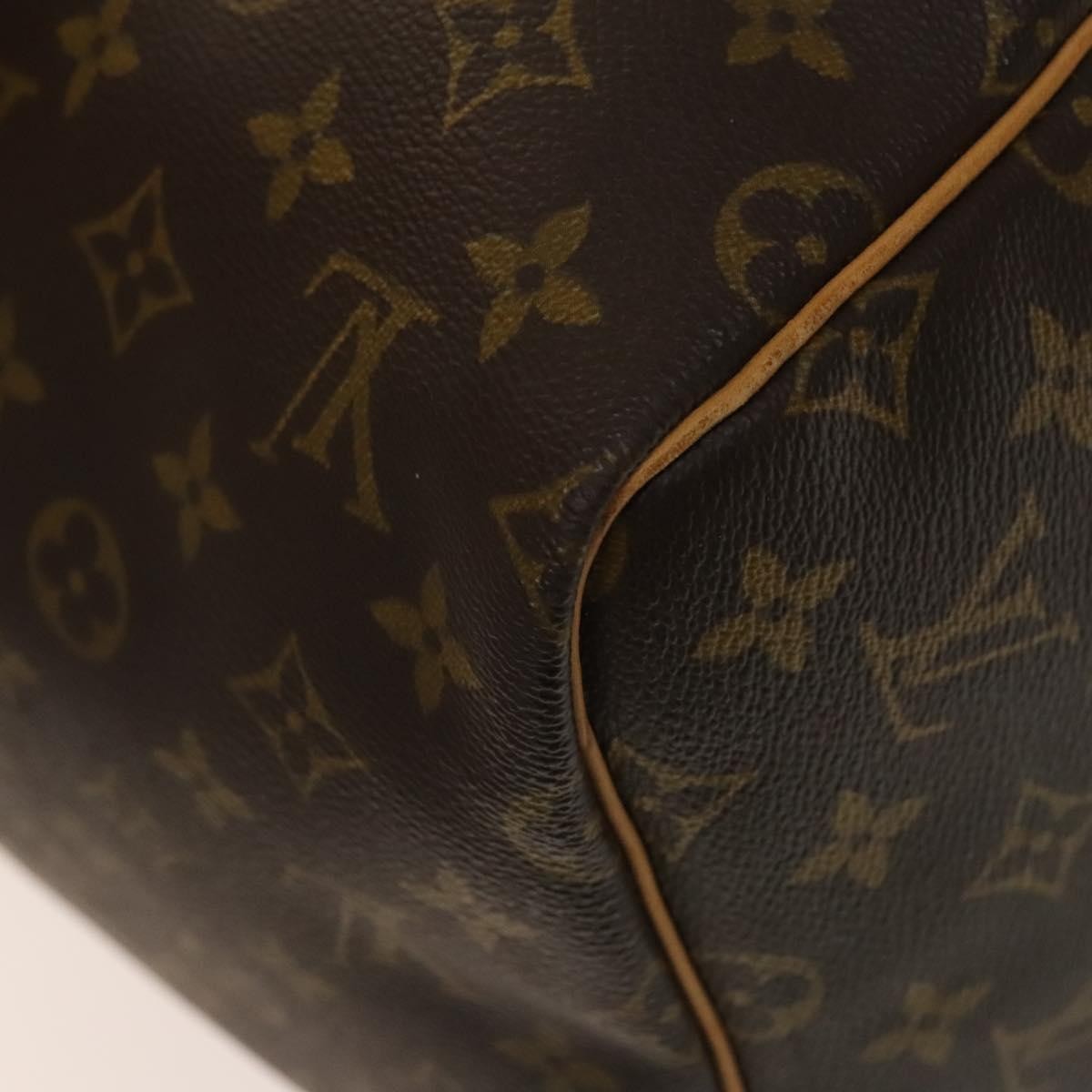 Louis Vuitton Keepall Bag Monogram Canvas, BROWN, CANVAS, Travel bag