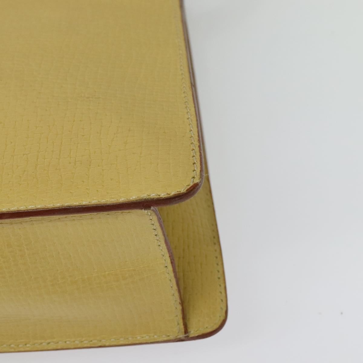 Loewe Barcelona Shoulder Bag Leather, YELLOW, LEATHER, Shoulder bag