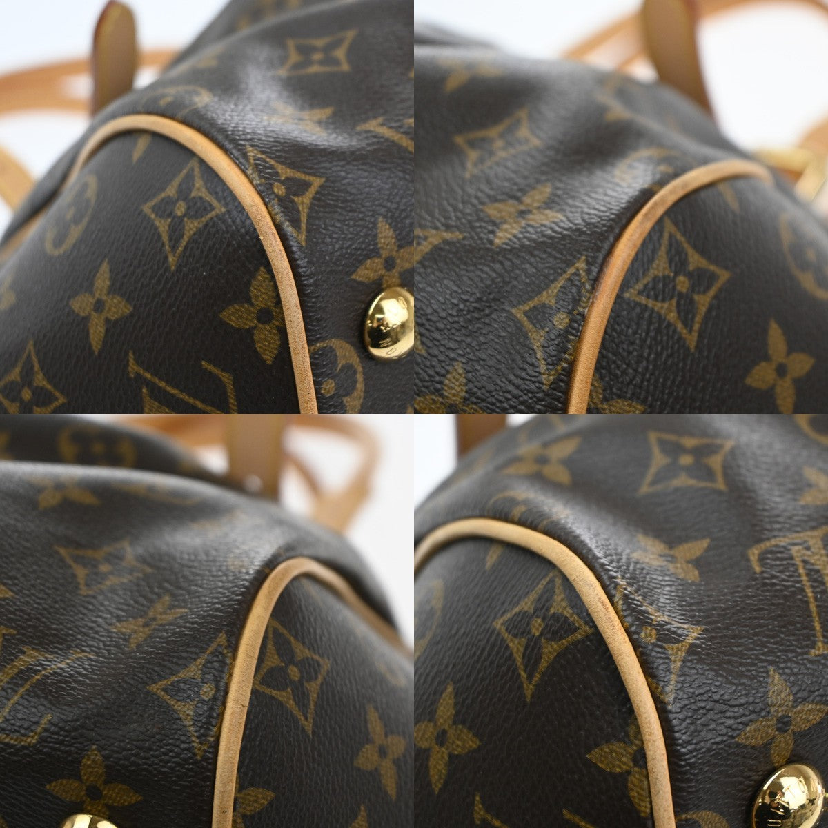 Louis Vuitton Tivoli Handbag Monogram Canvas, BROWN, CANVAS, Shoulder bag