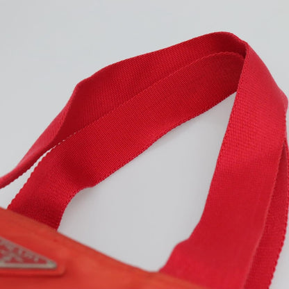 Prada Vintage Zip Tote Tessuto, Red, Nylon, Tote Bag