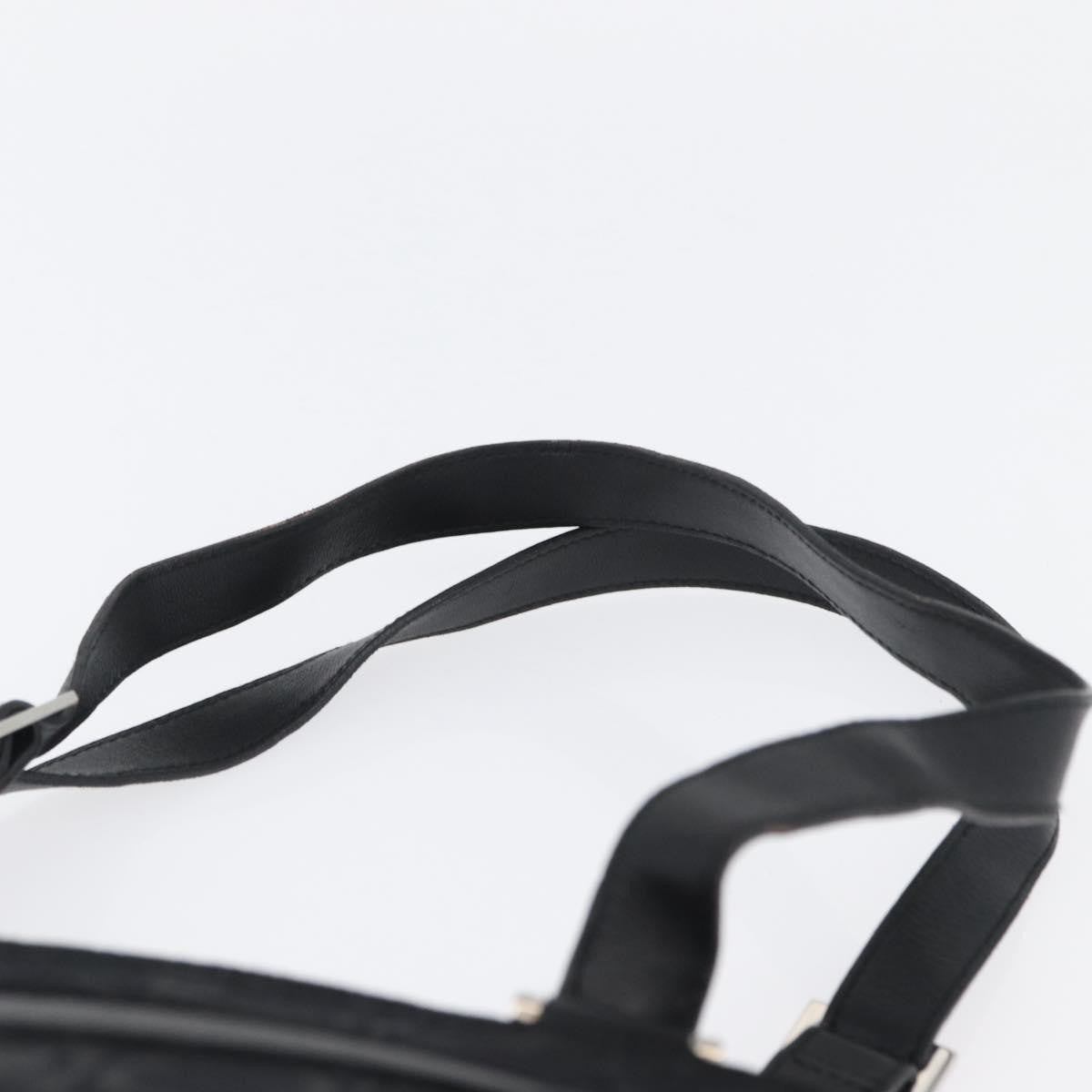 Salvatore Ferragamo Gancini Tote Gancini Canvas, BLACK, CANVAS, Tote bag
