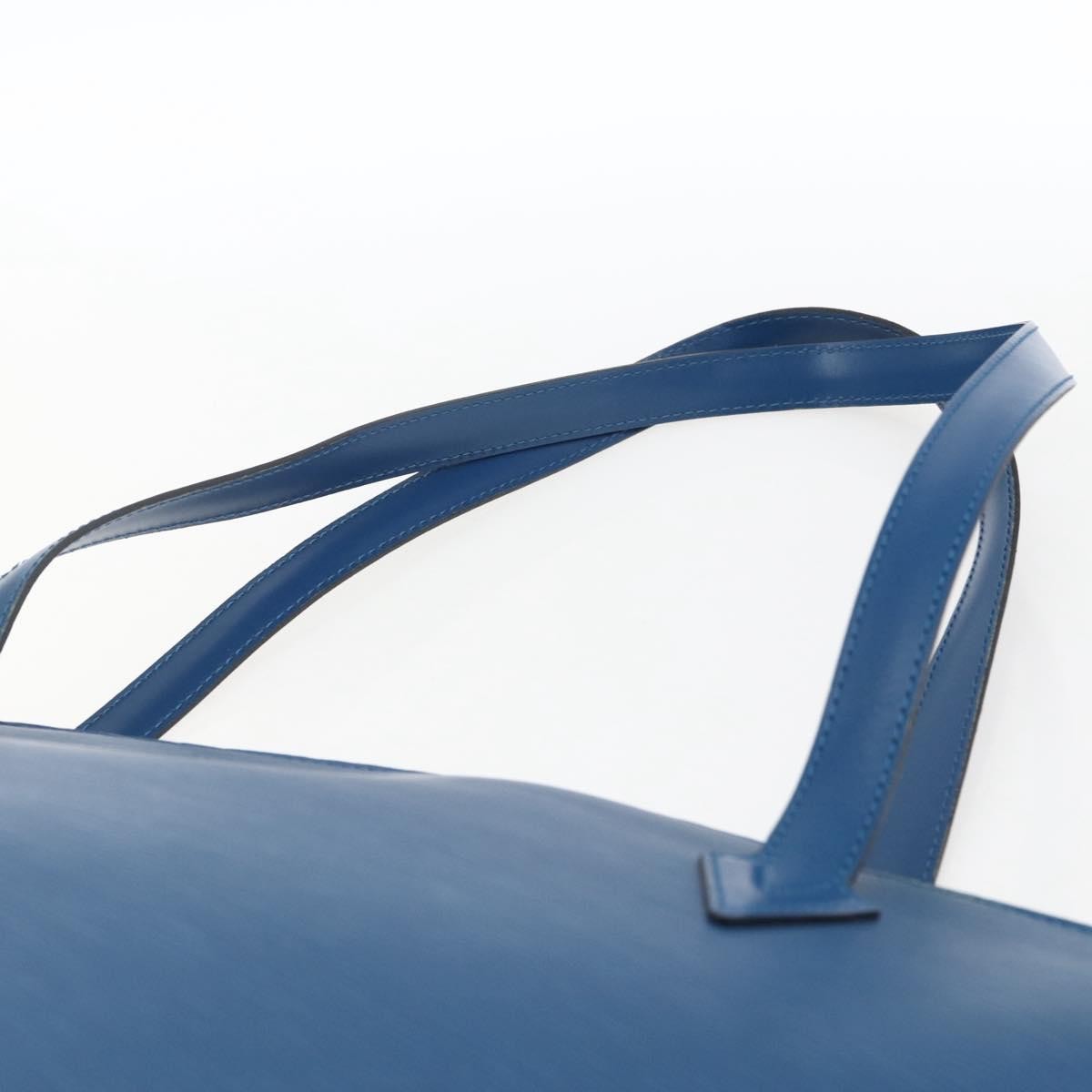 Louis Vuitton Saint Jacques Handbag Epi Leather, BLUE, LEATHER, Shoulder bag