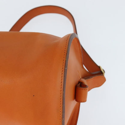 Hermes Sac Doremi Bag Leather, ORANGE, LEATHER, Shoulder bag