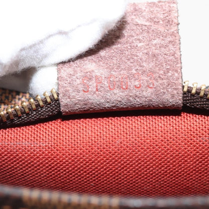 Louis Vuitton Trousse Make Up Bag Damier, BROWN, CANVAS, Clutche & pouche