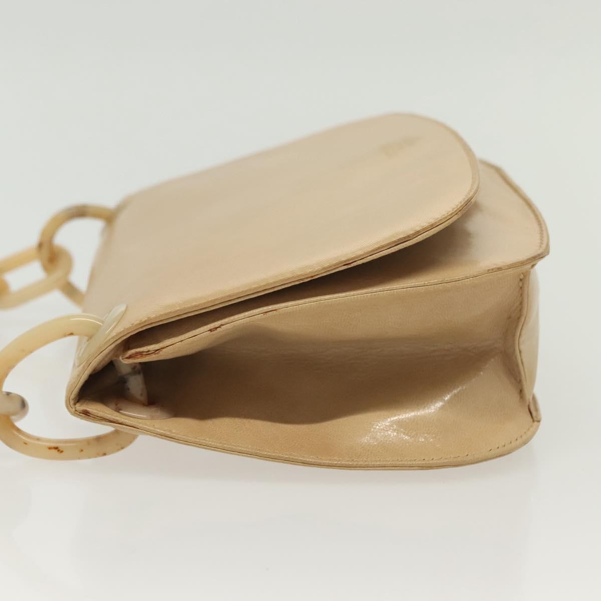 Prada Madras Shoulder Bag Leather, BEIGE, LEATHER, Shoulder bag
