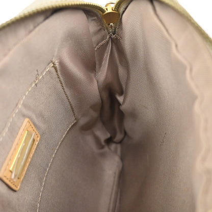 Fendi Logo Zucca Shoulder Bag Zucca, BEIGE, CANVAS, Shoulder bag