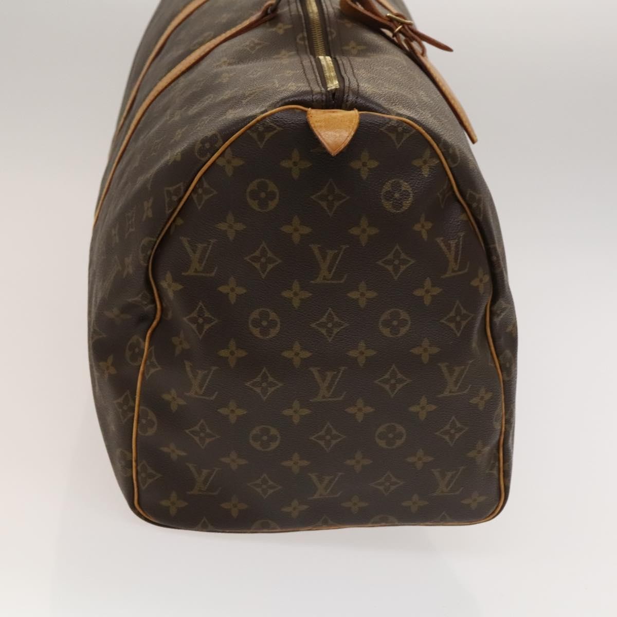 Louis Vuitton Keepall Bag Monogram Canvas, BROWN, CANVAS, Travel bag
