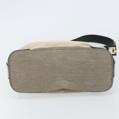 Gucci Vintage Hobo Canvas, GRAY, CANVAS, Shoulder bag