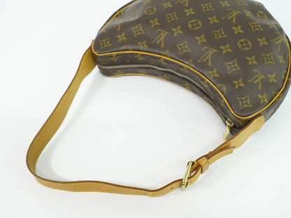 Louis Vuitton Croissant Handbag Monogram Canvas, BROWN, CANVAS, Shoulder bag