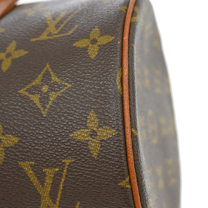 Louis Vuitton Papillon Handbag Monogram Canvas, Brown, Canvas, Handbag