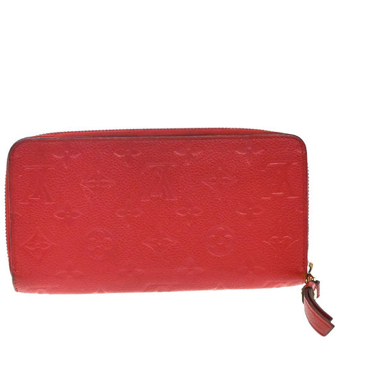 Louis Vuitton Portefeuille zippy Monogramme Empreinte Monogramme Empreinte, Red, Leather, Wallet