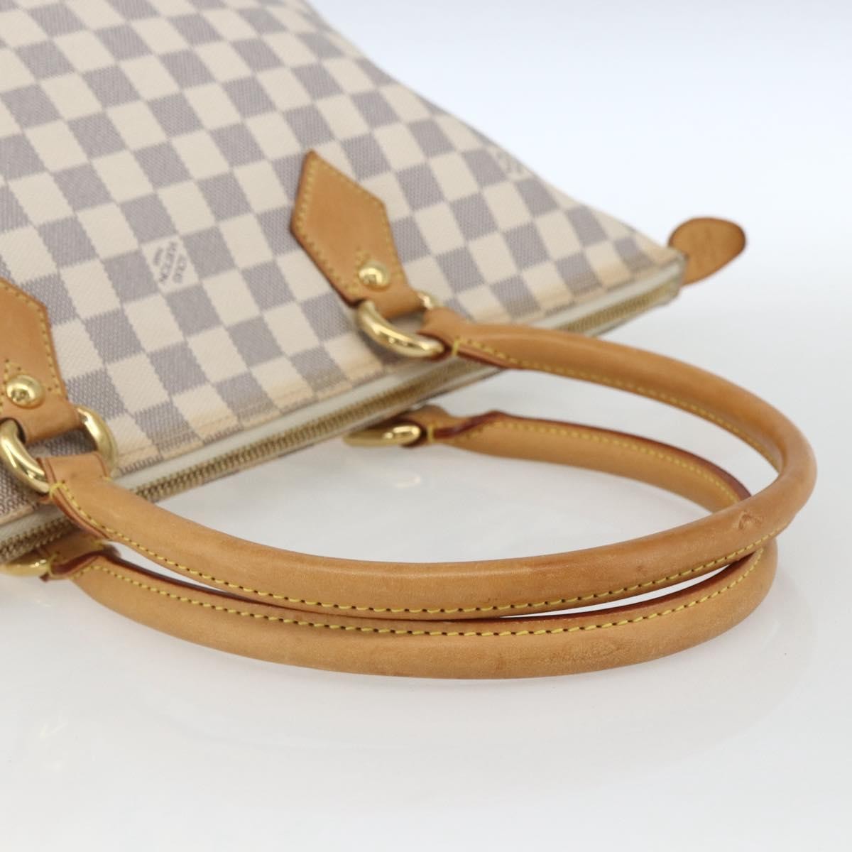 Louis Vuitton Saleya Handbag Damier, WHITE, CANVAS, Tote bag