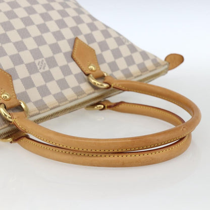 Louis Vuitton Saleya Handbag Damier, WHITE, CANVAS, Tote bag