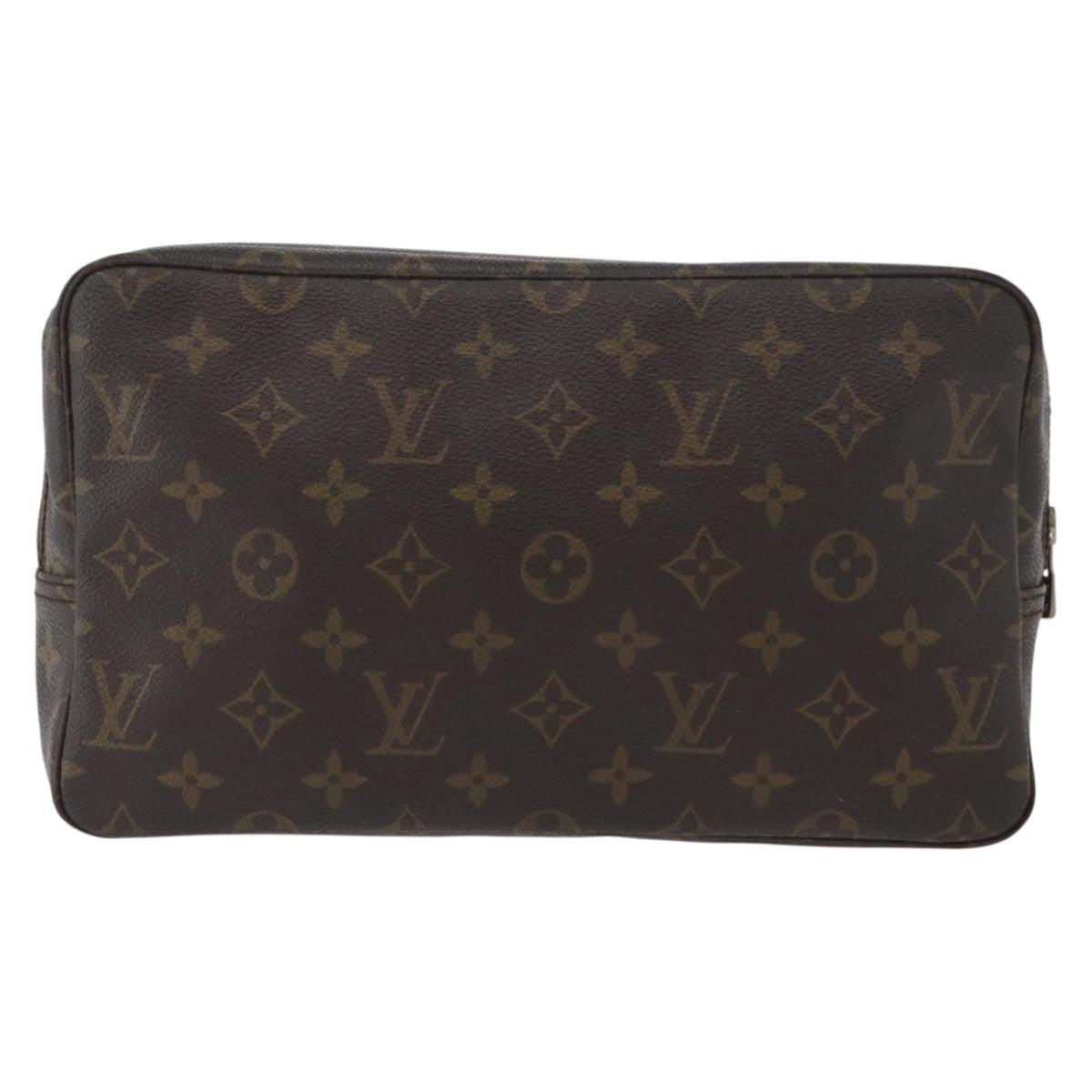 Louis Vuitton Trousse Toilette Monogram Canvas, BROWN, CANVAS, Clutche & pouche