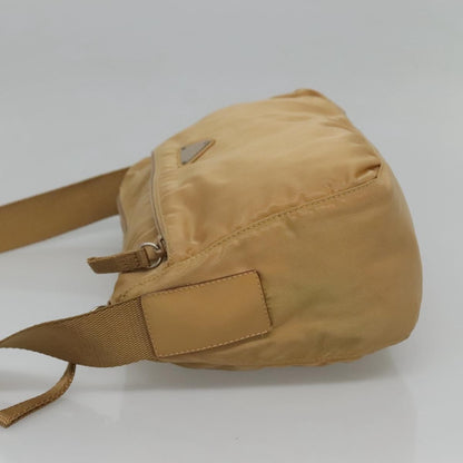 Prada Vintage Shoulder Bag Tessuto, BEIGE, NYLON, Shoulder bag