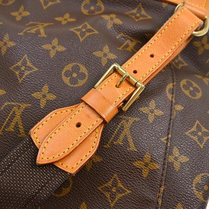Louis Vuitton Vintage Montsouris Backpack Monogram Canvas, Brown, Canvas, Backpack