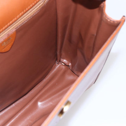 Celine Handbag Leather, BROWN, LEATHER, Handbag