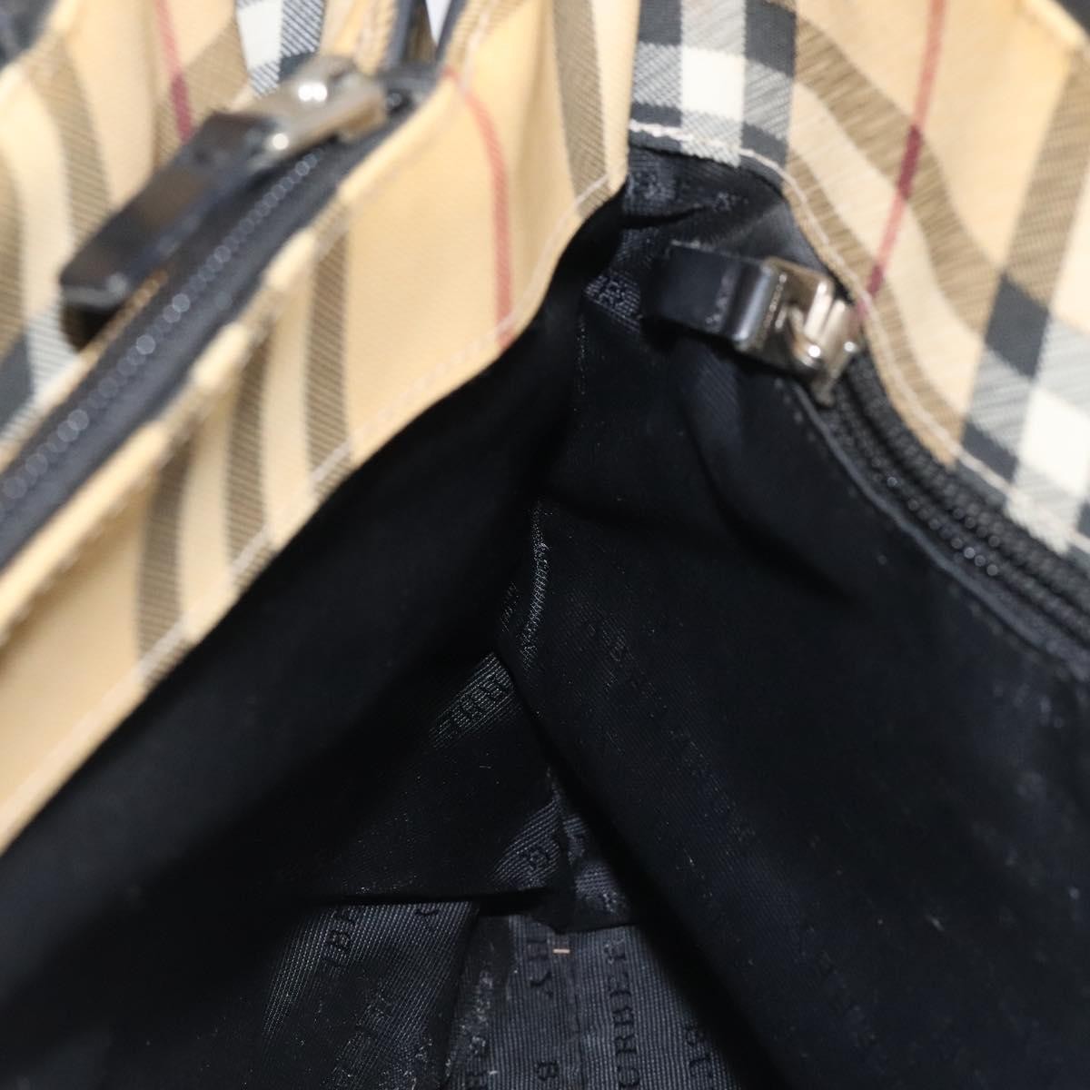 Burberry Nova Check Tote Canvas and Leather, BEIGE, CANVAS, Tote bag