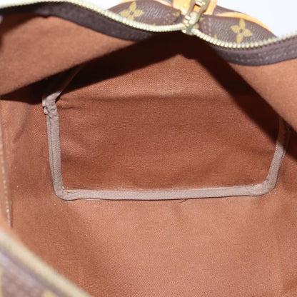 Louis Vuitton Keepall Bandouliere Bag Monogram Canvas, BROWN, CANVAS, Travel bag