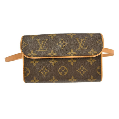 Louis Vuitton Florentine Waist Bag Monogram Canvas, BROWN, CANVAS, Clutche & pouche
