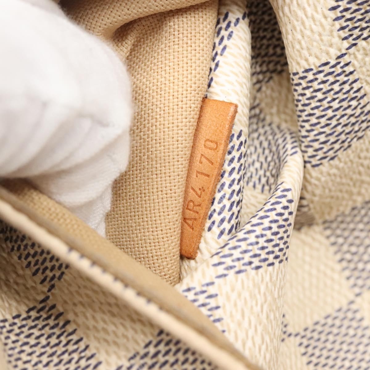 Louis Vuitton Totally Handbag Damier, WHITE, CANVAS, Tote bag