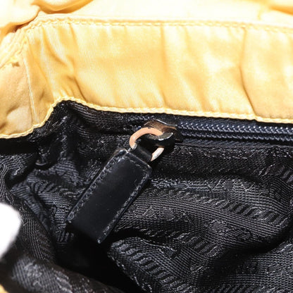 Prada Buckle Messenger Bag Tessuto, YELLOW, NYLON, Shoulder bag