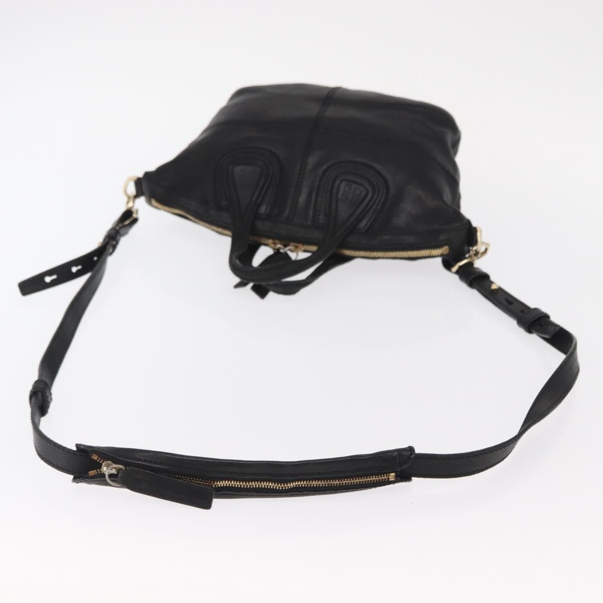 Givenchy Nightingale Satchel Leather, BLACK, LEATHER, Handbag