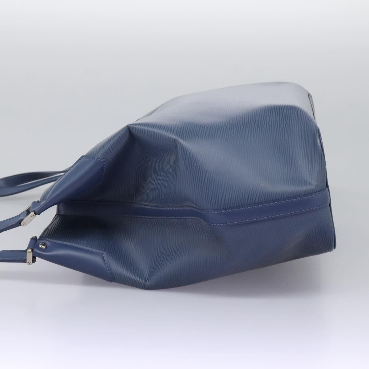 Louis Vuitton Mandara Handbag Epi Leather, BLUE, LEATHER, Shoulder bag