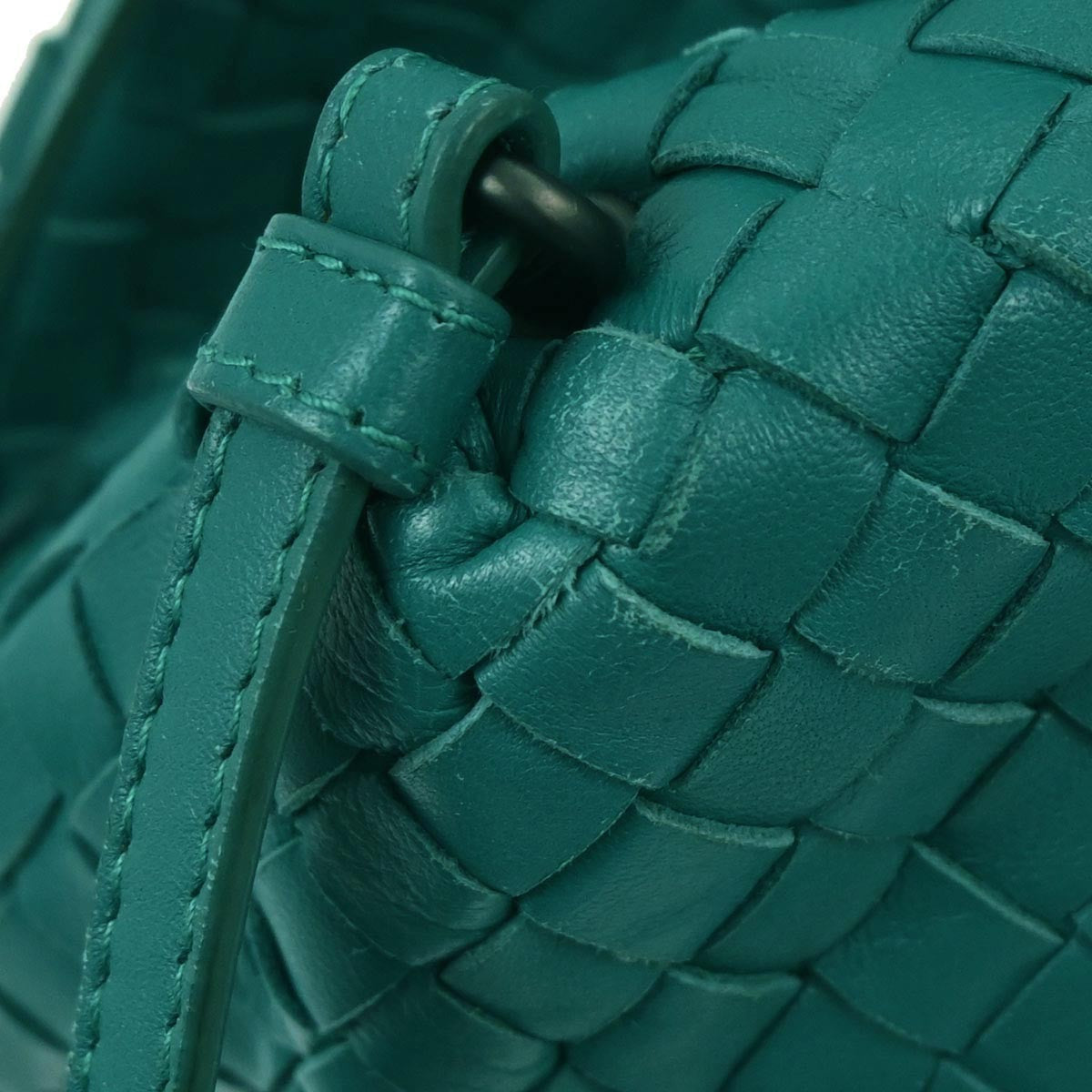 Bottega Veneta Zip Cube Messenger Intrecciato Nappa, GREEN, LEATHER, Shoulder bag