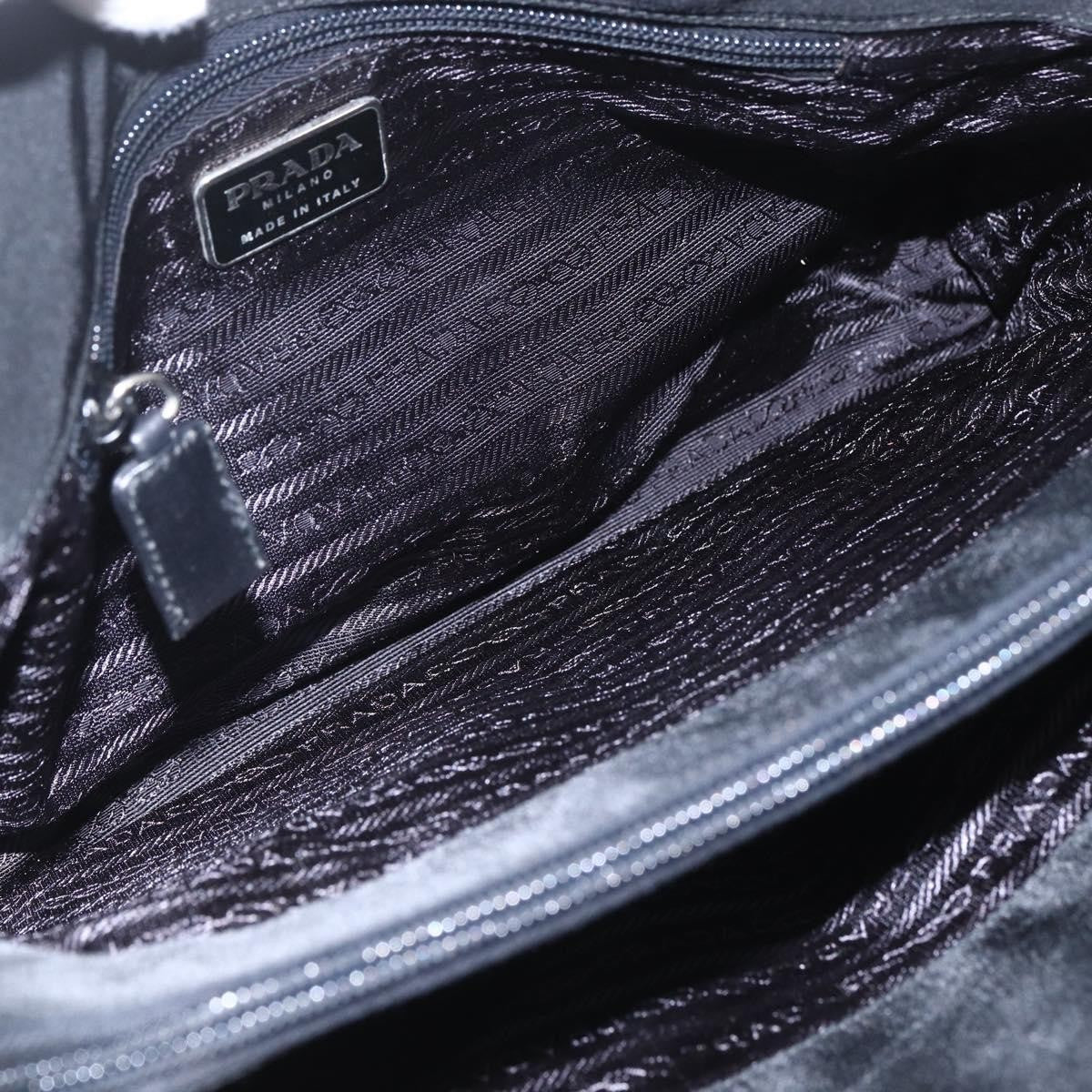 Prada Vintage Shoulder Bag Tessuto, BLACK, NYLON, Shoulder bag
