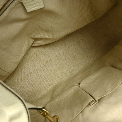 Gucci Soho Shoulder Bag Leather, ECRU, LEATHER, Shoulder bag