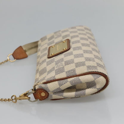 Louis Vuitton Eva Handbag Damier, BEIGE, CANVAS, Shoulder bag