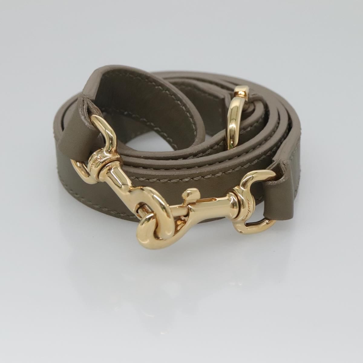 Salvatore Ferragamo Sofia Satchel Smooth Leather, GRAY, LEATHER, Handbag