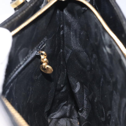 Salvatore Ferragamo Gancini Shoulder Bag Leather, BLACK, LEATHER, Shoulder bag