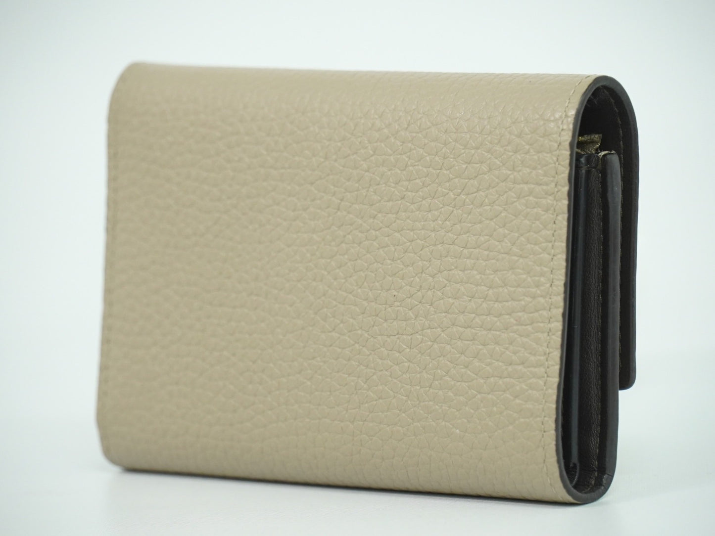 Louis Vuitton Capucines Compact wallet Leather, BEIGE, LEATHER, Wallets