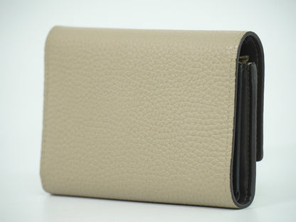 Louis Vuitton Capucines Compact wallet Leather, BEIGE, LEATHER, Wallets