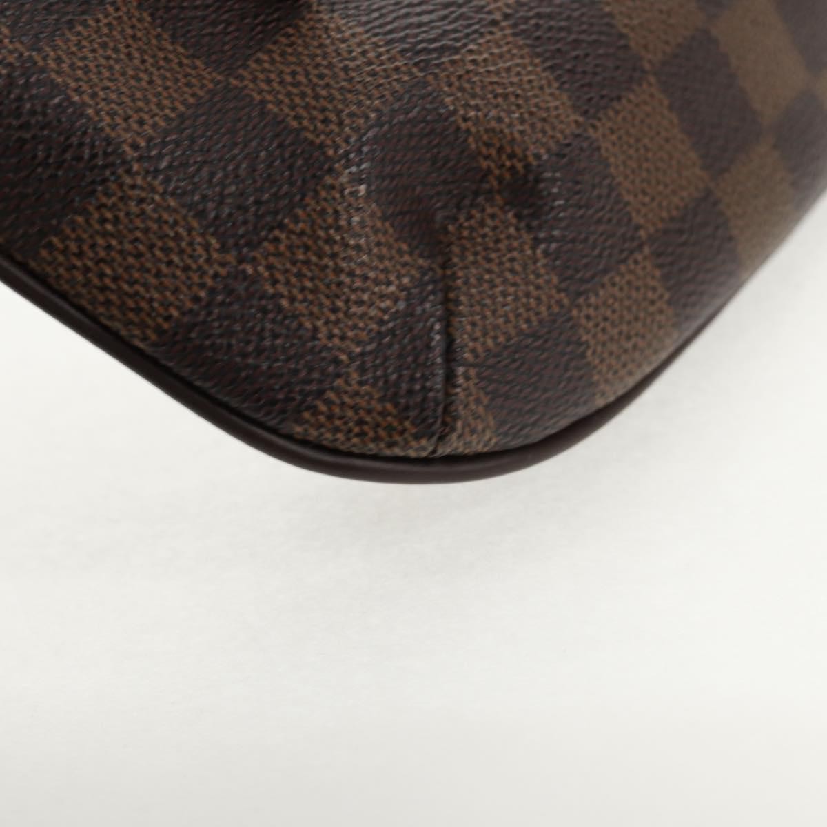 Louis Vuitton Manosque Pochette Damier, BROWN, CANVAS, Clutche & pouche