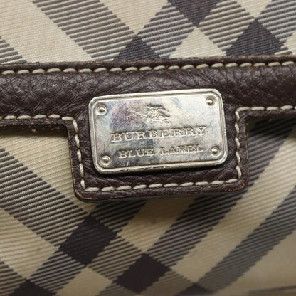 Burberry Nova Check Blue Label Nylon, BEIGE, NYLON, Shoulder bag