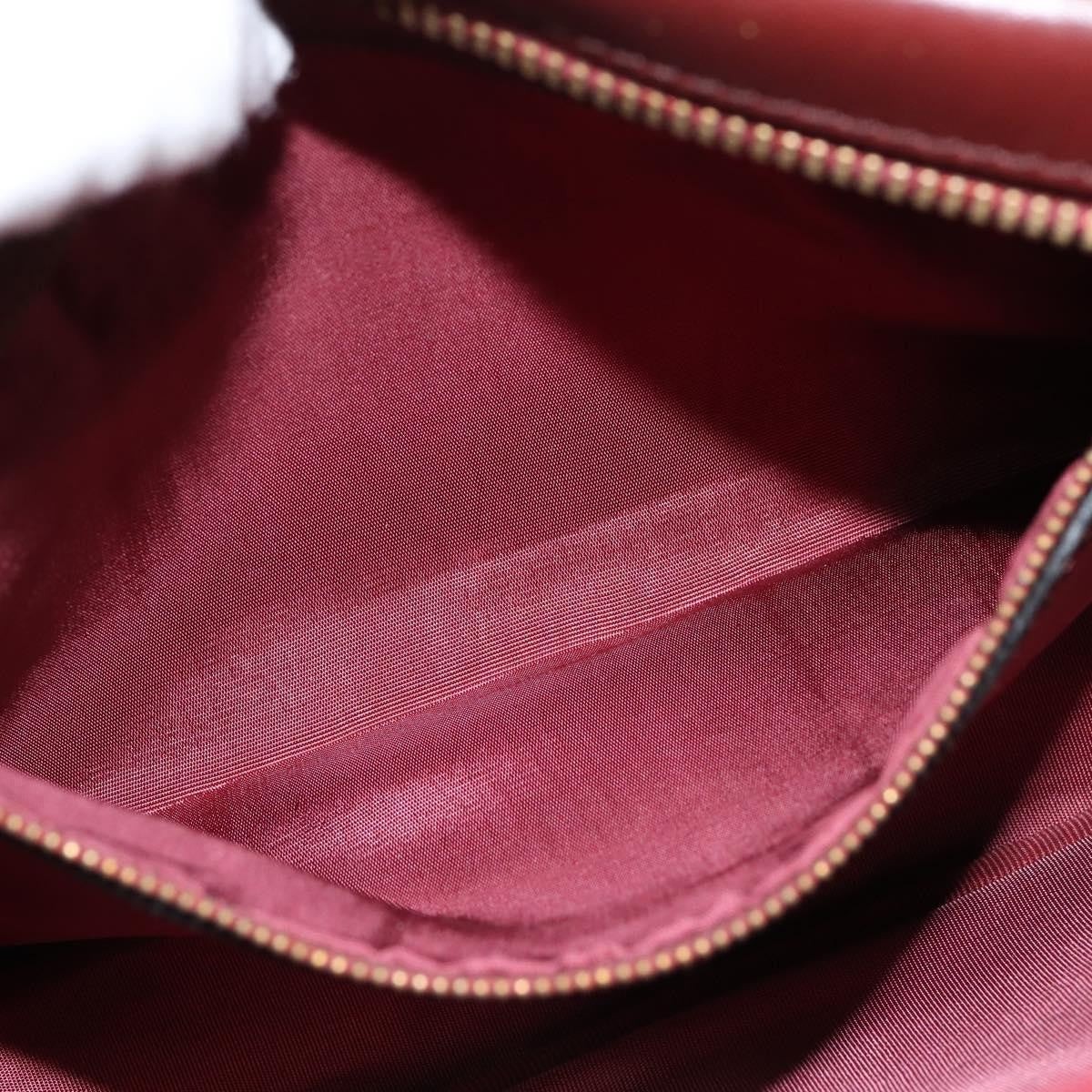 cartier Must de Cartier Shoulder Bag Leather, BURGUNDY, LEATHER, Shoulder bag