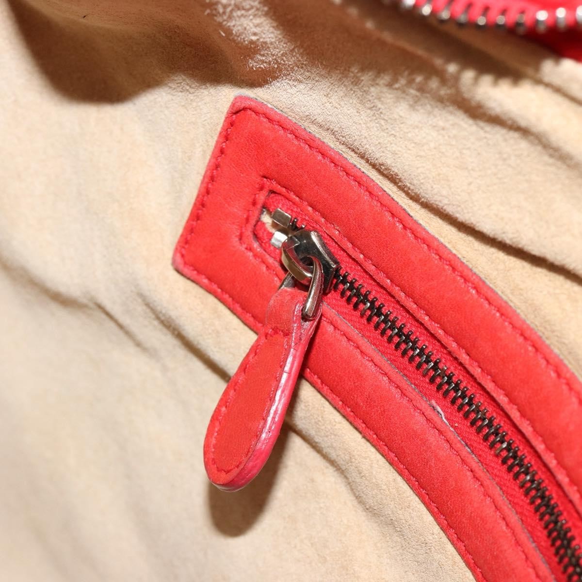 Bottega Veneta Intrecciato Shoulder bag Leather, Red, Leather, Shoulder Bag