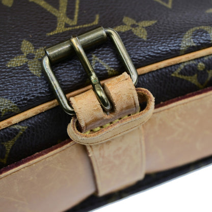 Louis Vuitton Cartouchiere Handbag Monogram Canvas, BROWN, CANVAS, Shoulder bag