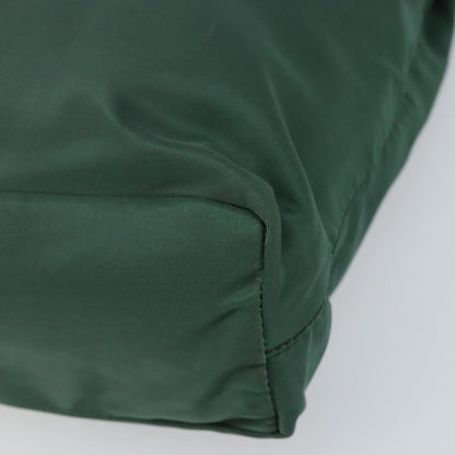 Prada Vintage Zip Tote Tessuto, GREEN, NYLON, Tote bag