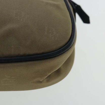 Christian Dior Pouch Leather, BEIGE, NYLON, Clutche & pouche