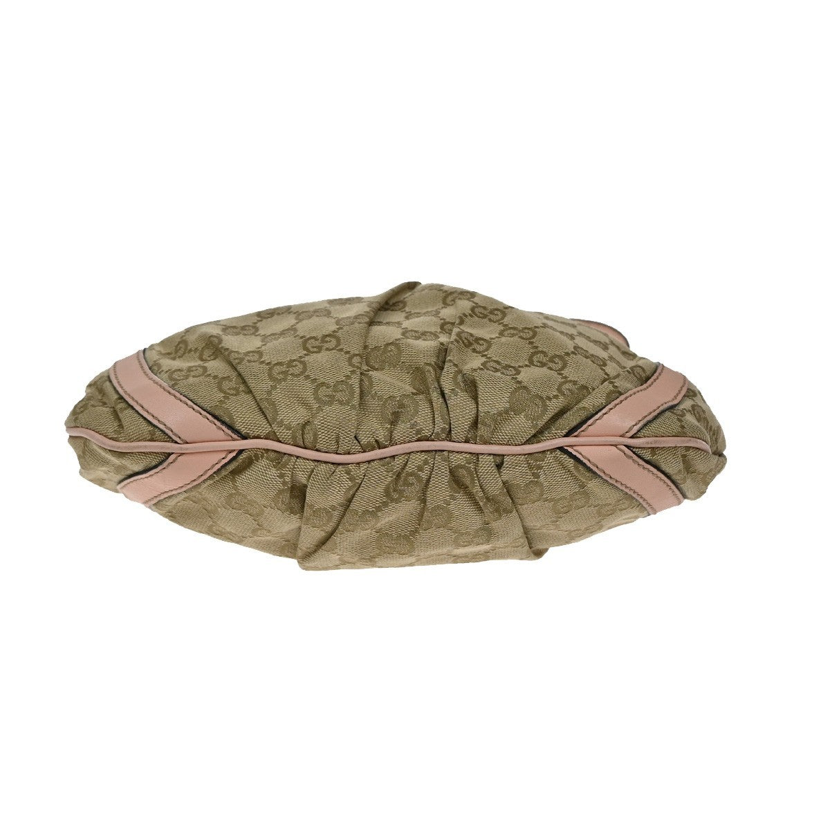 Gucci D-Ring Shoulder Bag (Outlet) GG Canvas, Brown, Canvas, Shoulder Bag